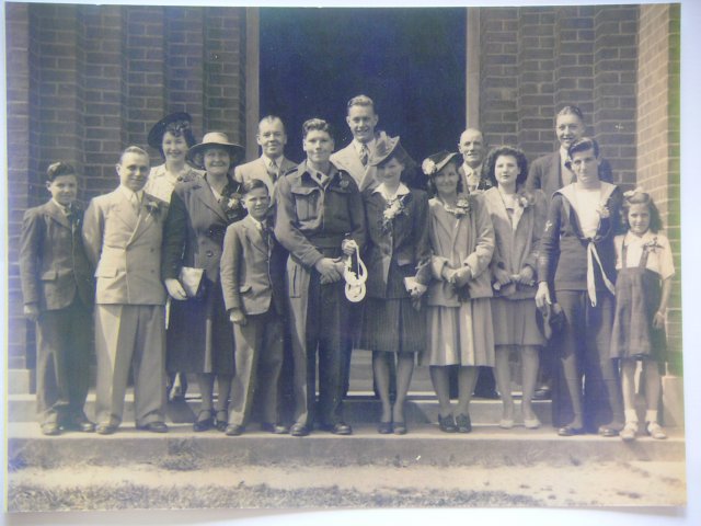 Lily Davis wedding to Maurice Morgan 1945